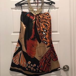 Rampage Mini, Jeweled Halter Dress: S